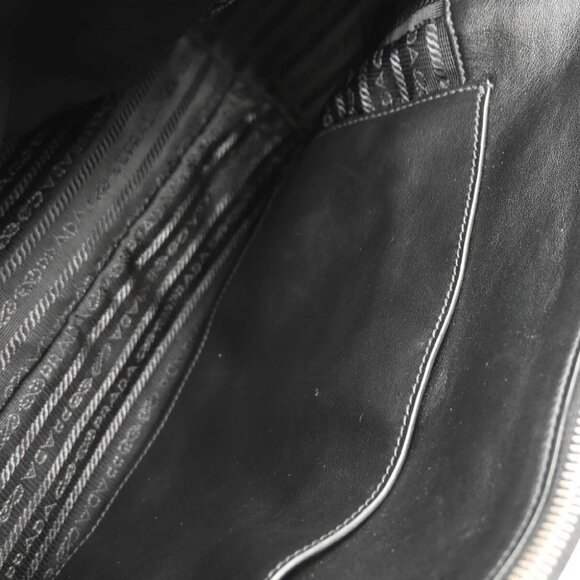 Prada Black Leather Concept 2way Tote Handbag - Picture 7 of 10